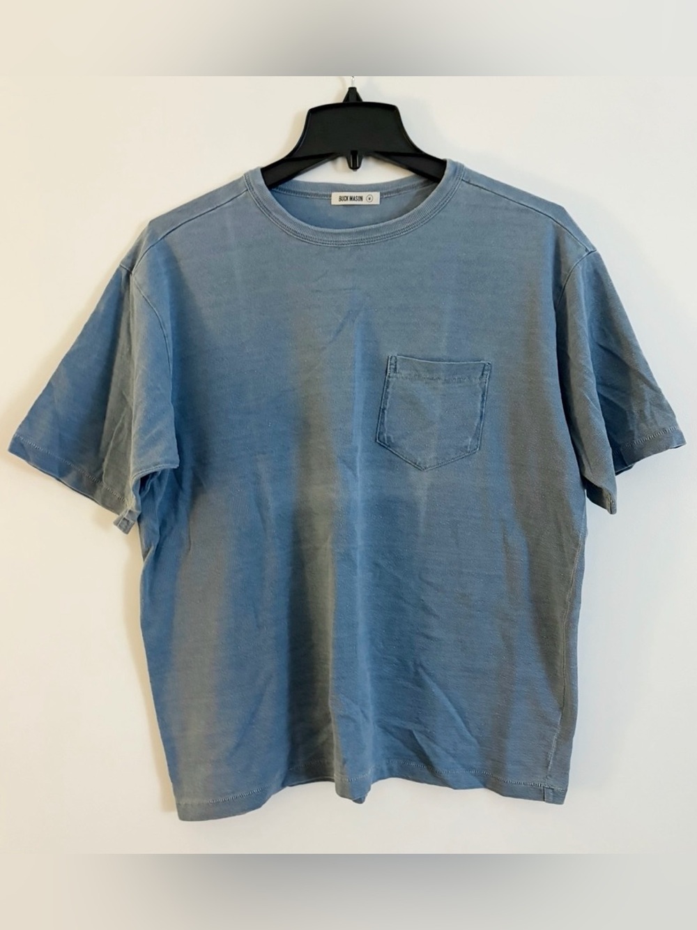 Buck Mason indigo-dipped men’s M tshirt